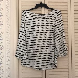 Black and white shirt